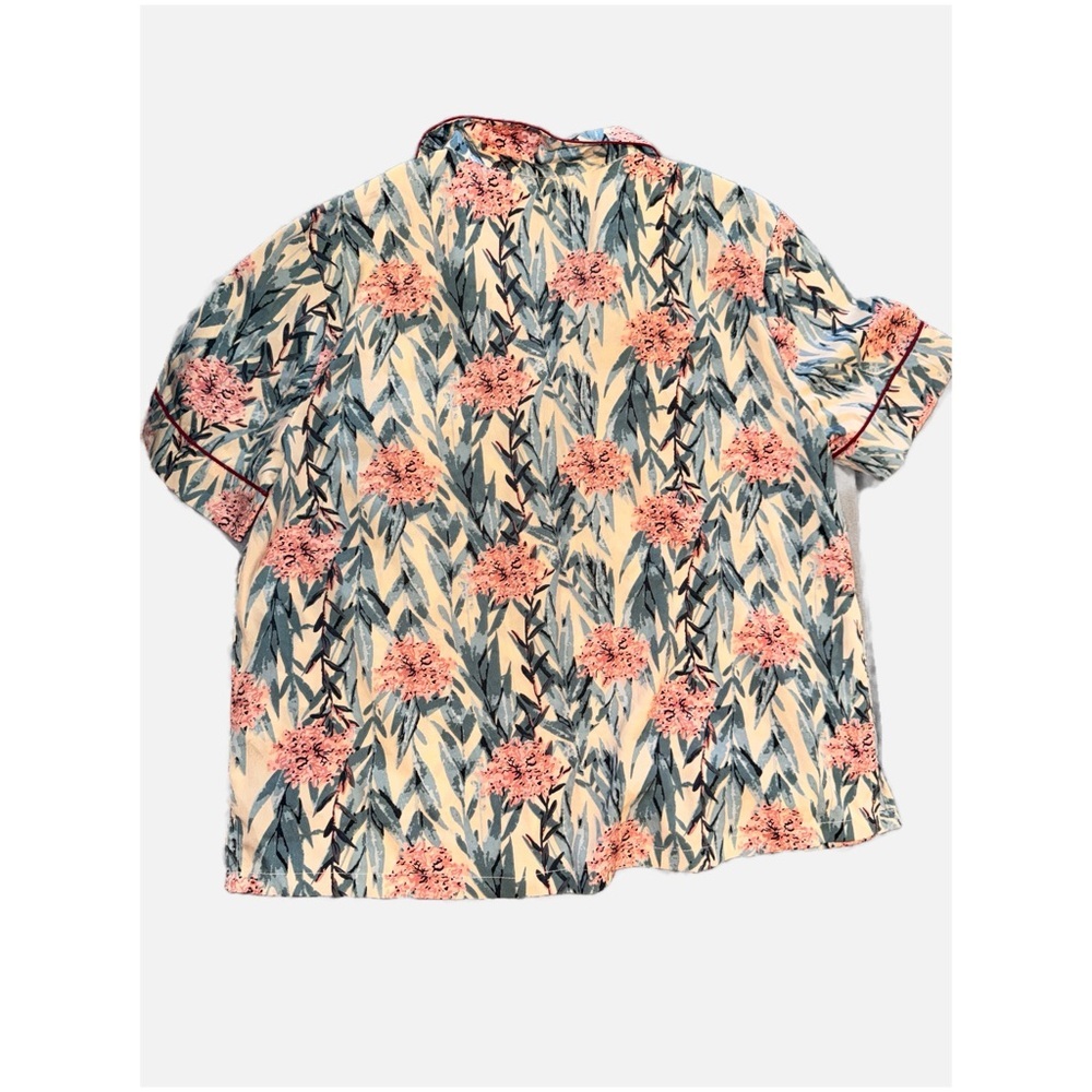 Cynthia Rowley -Women’s Sleepwear Floral Button Down Pajama Shirt Size Medium - Picture 5 of 15